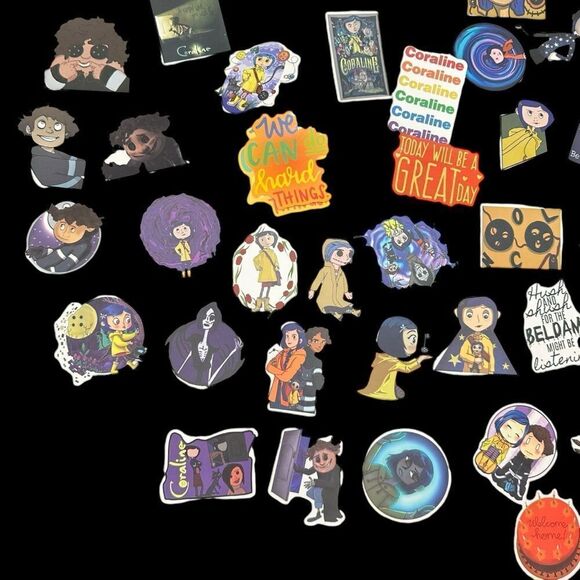 Coraline Stickers Collection (over 50) - Picture 5 of 5